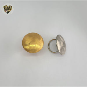 (4-0039) Acero - Anillo Circón y Nácar.