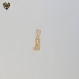 (1-2112-1) Gold Laminate - Boot Pendants - BGF