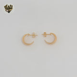 (1-2507) Gold Laminate - Carved Half Hoops - BGF