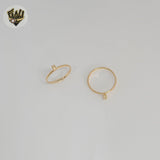 (1-3014-1) Laminado de Oro - Anillo Perla - BGF