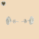 (2-3213) Plata de Ley 925 - Aretes con Nudo.