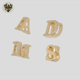 (1-2496) Gold Laminate - Chunky Letter Pendants - BGF