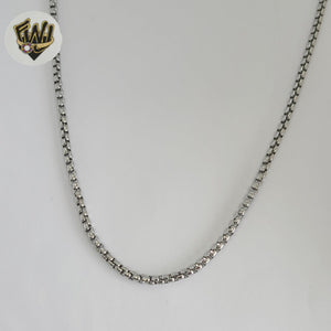 (4-3190) Stainless Steel - 3.5mm Alternative Box Link Chain.