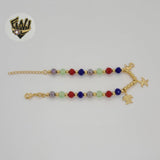 (MBRA-25-4) Gold Laminate - Sea Charms Bracelets - BGF