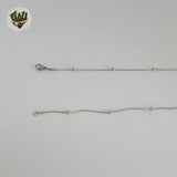 (4-3260-S) Stainless Steel - Snake Balls Chain.