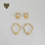 (1-2590-1) Gold Laminate Hoops - BGO