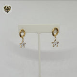 (4-2225-1) Stainless Steel - Dangling Earrings.