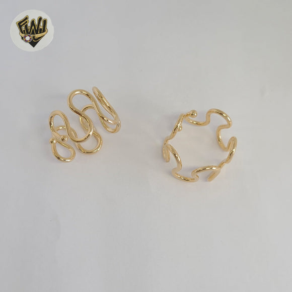 (1-3008-2) Gold Laminate - Adjustable Ring - BGF