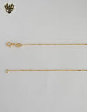 (1-6378) Gold Laminate - Ball Necklace - 18" - BGF