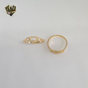 (1-3005-1) Gold Laminate - Zircon Ring - BGF