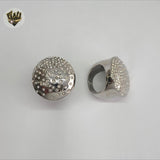 (4-0078) Acero inoxidable - Anillo para hombre con circonitas talladas.