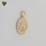 (1-2379-3) Gold Laminate - Saint Lazarus Pendant - BGF