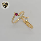 (1-3017-1) Gold Laminate - Zircon Ring - BGF