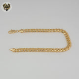 (1-60015) Gold Laminate - 6.5mm Curb Link Bracelet - BGF