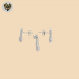 (2-6335-1) 925 Sterling Silver - Zircon Set.