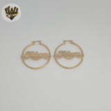 (1-2688-3) Gold Laminate - Carved Hoops - BGF