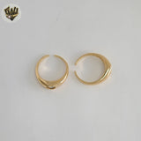 (1-3005-2) Gold Laminate - Heart Open Ring - BGF