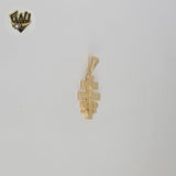 (1-2078-1) Gold Laminate - Caravaca Cross Pendants - BGF