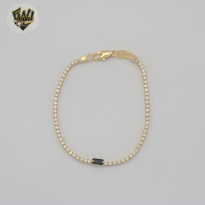 (1-0629) Gold Laminate - 1.5mm Tennis Bracelet - BGF