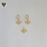 (1-6099) Gold Laminate - Zircon Bee Set - BGF