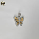 (4-2052) Stainless Steel -Butterfly Pendants.