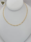 (1-6058-1) Gold Laminate - Oval Zircon Necklace - BGF