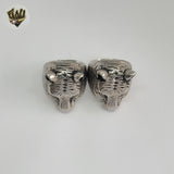 (4-0018-1) Stainless Steel - Tiger Men Ring.