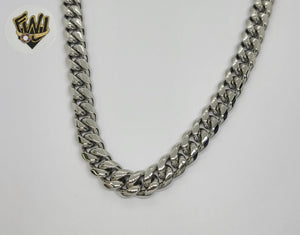 (4-3283-S) Stainless Steel - 12mm Curb Link Chain.