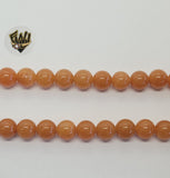 (MBEAD-203) 8mm Aragonite Beads - Fantasy World Jewelry