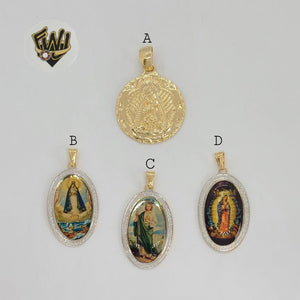 (1-2326) Gold Laminate - Religious Pendants - BGF