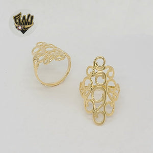 (1-3007) Gold Laminate - Tribal Ring - BGF - Fantasy World Jewelry