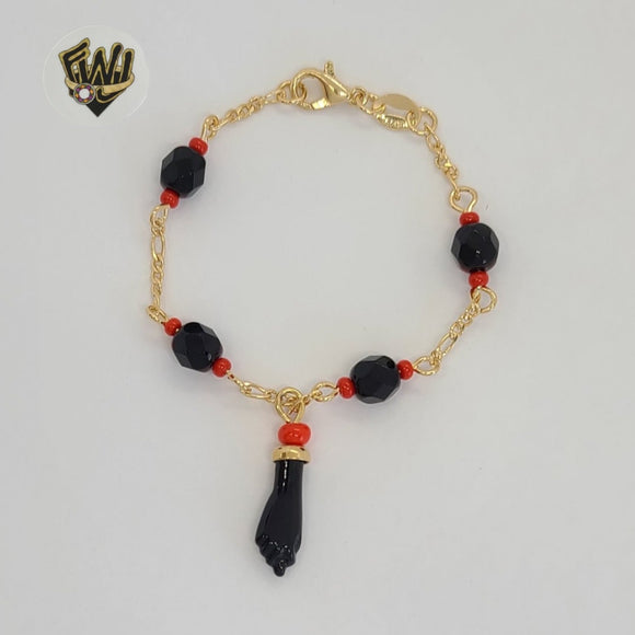 Black Azabache Bracelet Adjustable Evil Eye Protection Goldfilled red  String Baby /adult Bracelet Genuine Azabache Jet Stone . - Etsy | Baby  bracelet, Jet stone, Nickel free earrings