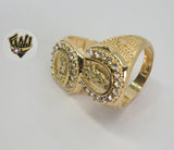 (1-3156-3) Gold Laminate - Santo Men Ring - BGO - Fantasy World Jewelry