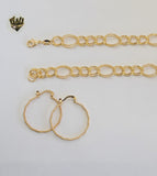 (1-6024) Gold Laminate - Open Link Set - BGO - Fantasy World Jewelry