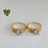 (1-3112-3) Gold Laminate-CZ Ring- BGO - Fantasy World Jewelry