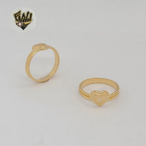 (1-3028-3) Gold Laminate - Heart Ring - BGF